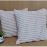 Plišana jastučnica 40x40cm – svijetlo roza