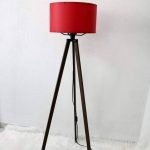 Podna lampa – crvena